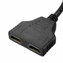 HDMI Splitter 1 In 2 Out Cable Adapter – 1080p Full HD Display Duplicator.