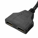 HDMI Splitter 1 In 2 Out Cable Adapter – 1080p Full HD Display Duplicator