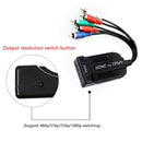 HDMI to 1080P Component Video YPbPr 5RCA RGB Converter Adapter R/L Audio Output - Tavice