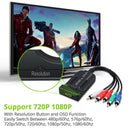 HDMI to 1080P Component Video YPbPr 5RCA RGB Converter Adapter R/L Audio Output - Tavice