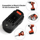 HPB18-OPE For Black+Decker 18V HPB18 Replacement Battery A1718 FS18FL 244760-00 - Tavice