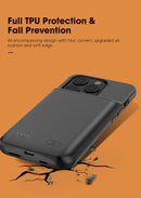 iPhone 15 Plus Power Bank 5000mAh Battery Charger Case Charging Cover - Tavice
