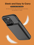 iPhone 15 Pro Power Bank 5000mAh Battery Charger Case Charging Cover - Tavice