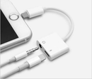 iPhone to 3.5mm Splitter 2in1 Adapter to AUX Headphone and Charger - Tavice