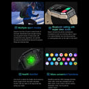 K55 Smart Watch Multifunctional Fitness Tracking Fashion BT Calling Heart Rate Black - Tavice