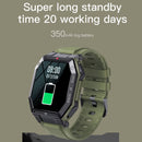 K55 Smart Watch Multifunctional Fitness Tracking Fashion BT Calling Heart Rate Black - Tavice