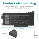 K5XWW Battery for Dell Latitude 7389 7390 12 5289 2-in-1 L3180 451-BBZC 71TG4 - Tavice