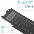 K5XWW Battery for Dell Latitude 7389 7390 12 5289 2-in-1 L3180 451-BBZC 71TG4 - Battery Mate