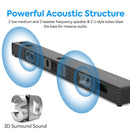 Karaoke Soundbar Bluetooth Speaker Subwoofer Surround w/ 2 Wireless Microphones - Tavice