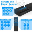 Karaoke Soundbar Bluetooth Speaker Subwoofer Surround w/ 2 Wireless Microphones - Tavice
