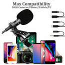Lapel Lavalier Microphone For iPhone 13 12 XS XR X 11 Pro Youtube Video Recording Mic - Tavice