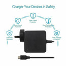 Laptop Charger Adapter 45 W type C USB-C Compatible Lenovo Chromebook100e 300e 500e C330 - Tavice