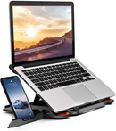 Laptop Stand Adjustable Multi-Angle + Phone Stand Portable Foldable Laptop Riser Notebook Holder - Tavice