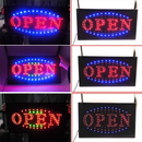 Large LED Open Sign Flashing Size 48*25CM Business Board Electric For Shop cafe - Tavice