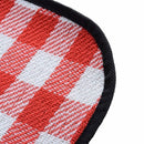 Large Picnic Blanket Premium Cashmere RED Rug Waterproof Mat Outdoor - Tavice