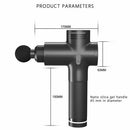 LCD Massage Gun with Powerful 6 Heads Percussion Vibration Muscle Therapy Deep Tissue - Battery Mate