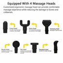 LCD Massage Gun with Powerful 6 Heads Percussion Vibration Muscle Therapy Deep Tissue - Battery Mate