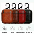 Leather Airpods Protective Cover Case Slim Skin Apple AirPod Earphones Gen 1 / 2 - Tavice