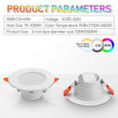 LED Downlight Bluetooth LED Smart Ceiling Light Motion Sensor Dimmable Down Light 10W Led Bluetooth Smart Downlight - Tavice