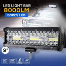 LED Light Bar Work Flood Spot Beam Lamp Offroad Caravan Camping Strip Lights 180W - Tavice