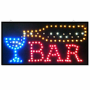 LED Neon Bar Light Up Sign Plate For Business Shop Bar SIZE: 48CM X 25CM - Tavice