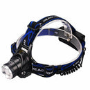 LED Outdoor Headlamp Camping Headlight Flashlight Head Torch Light Rechargeable - Battery Mate