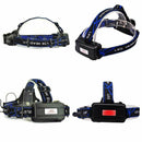 LED Outdoor Headlamp Camping Headlight Flashlight Head Torch Light Rechargeable - Battery Mate