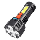 LED Super Bright Flashlight, Rechargeable Outdoor Multi-Functional Waterproof Led - Tavice