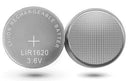 LIR1620 Rechargeable Button Cell Battery 3.6V Li - Ion | Replacement for CR1620, BR1620, DL1620 - Battery Mate