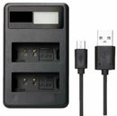 LP-E10 Compatible Battery + LCD Charger For Canon EOS 1500D 1300D 1100D Kiss X50 - Tavice