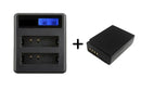 LP-E10 Compatible Battery + LCD Charger For Canon EOS 1500D 1300D 1100D Kiss X50 - Tavice