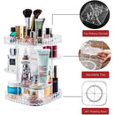 Makeup Organizer 360-Degree Rotating Cosmetic Storage Box Adjustable Display Case - Tavice