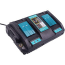 Makita 18V DC18RD Compatible Rapid Charger | Dual Port Lithium-Ion Battery Charger - Tavice