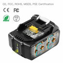 Makita Compatible Battery 18V 6.0AH BL1830B BL1840B BL1850B BL1860B LXT-400 - Battery Mate