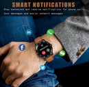 mart Watch, Full Touch Screen Smart Bracelet, Men's Smart Watch Bracelet Activity Waterproof IP67 Activity Monitor with Heart Rate and Blood Pressure, Calorie Monitor, Sports Watch (Black) - Tavice