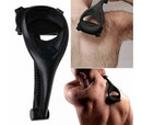 Men Back Shaver Removal Razors Hair Shaver Two Head Blade Foldable Trimmer Body Leg Long Handle - Tavice