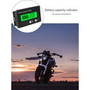 Meter LCD Car Lead-acid Monitor Voltmeter Battery Tester Capacity Indicator Bike - Tavice