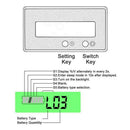 Meter LCD Car Lead-acid Monitor Voltmeter Battery Tester Capacity Indicator Bike - Tavice