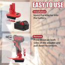 Milwaukee M12 12V Battery Adapter to Dewalt or Milwaukee 18V Battery - Tavice