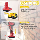Milwaukee M12 12V Battery Adapter to Dewalt or Milwaukee 18V Battery - Tavice