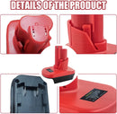Milwaukee M12 12V Battery Adapter to Dewalt or Milwaukee 18V Battery - Tavice