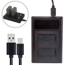 NB-2L NB-2LH DUAL USB Battery Charger for Canon EOS 350D 400D G7 G9 ZR100 ZR200 - Tavice