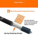 New Hiking Trekking Poles Walking Stick Adjustable Camping Black Lightweight - Tavice