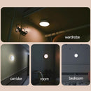 Night Light Body Induction Lamp USB Rechargeable Wall Mount - Tavice