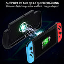 Nintendo Switch Battery Case and Power Bank – 10000mAh (Black) - Tavice