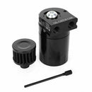 Oil Catch Can Breather Universal Baffled Diesel Reservoir Tank Petrol Filter Kit - Tavice