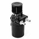 Oil Catch Can Breather Universal Baffled Diesel Reservoir Tank Petrol Filter Kit - Tavice