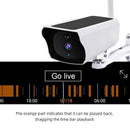 Outdoor Wireless Solar-Powered WiFi PTZ CCTV Camera with Battery + 64gb Memory Card Security IP Cam with Siren, Spotlight, Night Vision, AI Motion Detection - Battery Mate