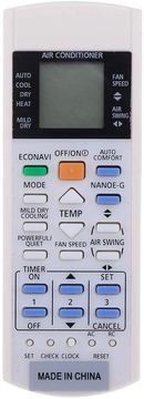 Panasonic Compatible Air Conditioner Remote model ECONAVI Inverter NANOE-G - Tavice