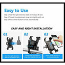Phone Holder 360° Bike Handlebar Mount Rotation for Motorcycle Bicycle MTB Pram - Tavice